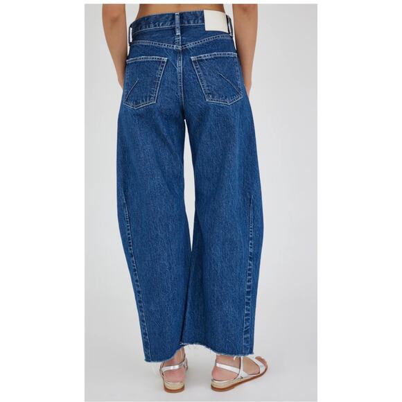 Moussy Vintage Orchards Cocoon Pants Jeans in 110 Blue 31 - Picture 5 of 7